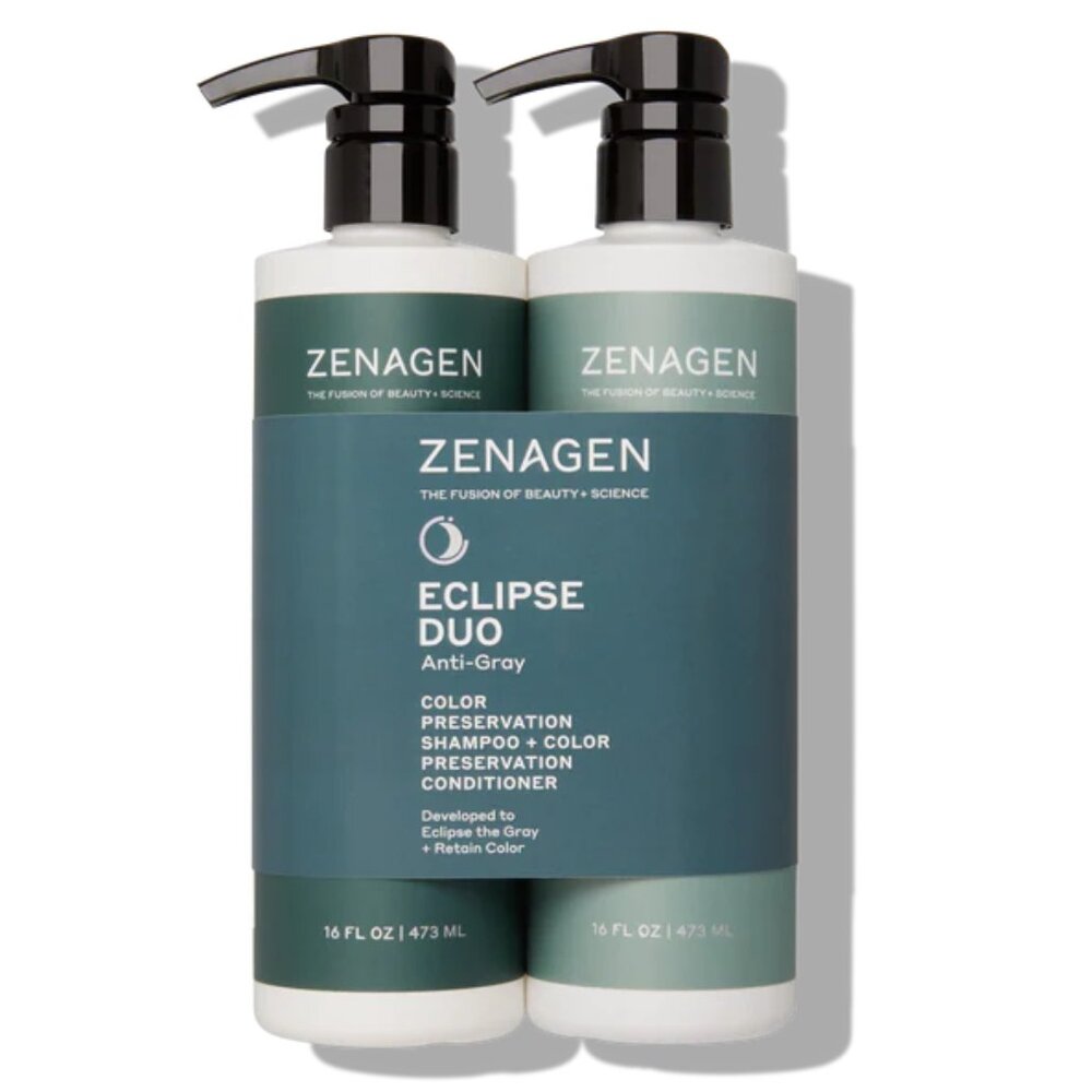 Zenagen Eclipse Anti-Greying Shampoo & Conditioner Duo, 16 Oz